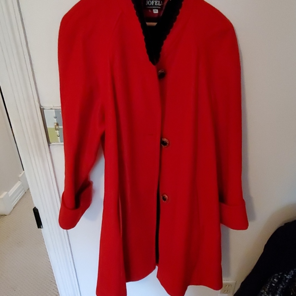 Red & Black Coat